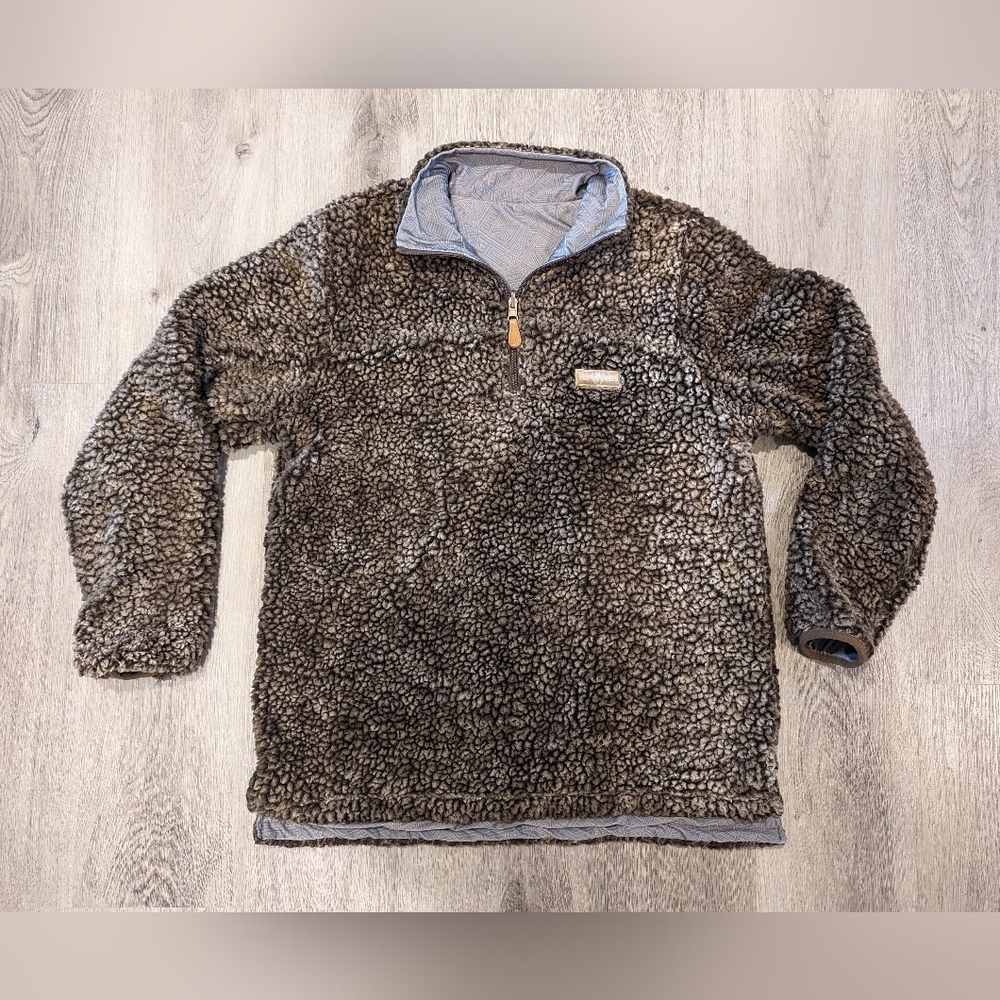 Reversible USA Pal Sherpa (Brown/Green), size S